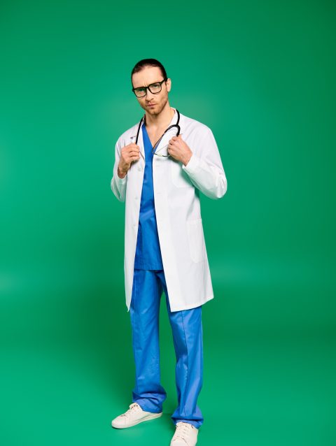 The Dapper Doctor in Blue