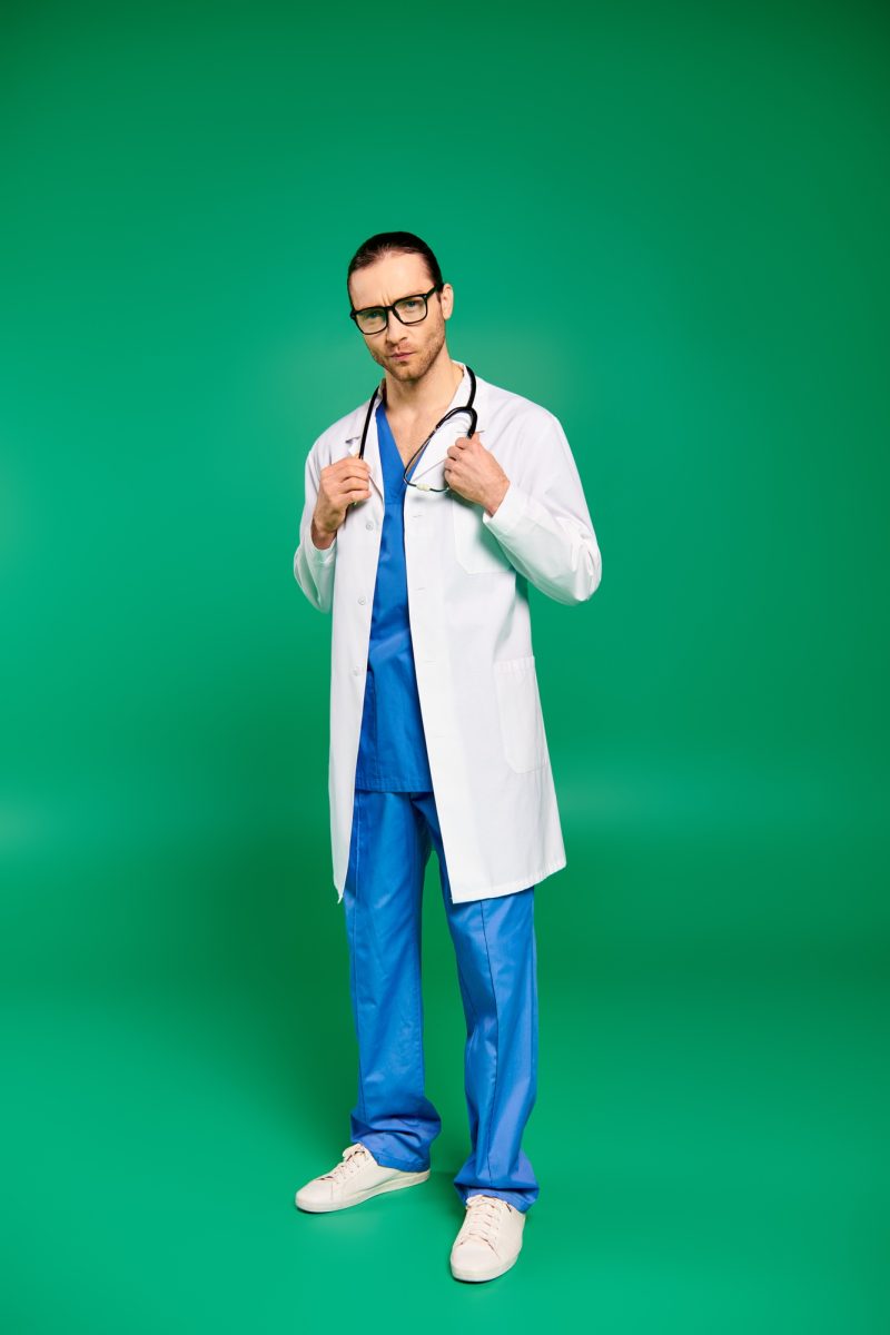 The Dapper Doctor in Blue